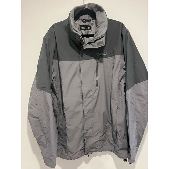 Mens Marmot Bastione Component 3-in-1‎ Jacket Gray Size XL Rain Jacket - Picture 1 of 8